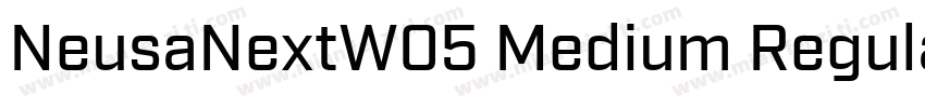 NeusaNextW05 Medium Regular字体转换